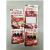 Image 1 : FOUR PACKS OF COCA COLA MAGNETS