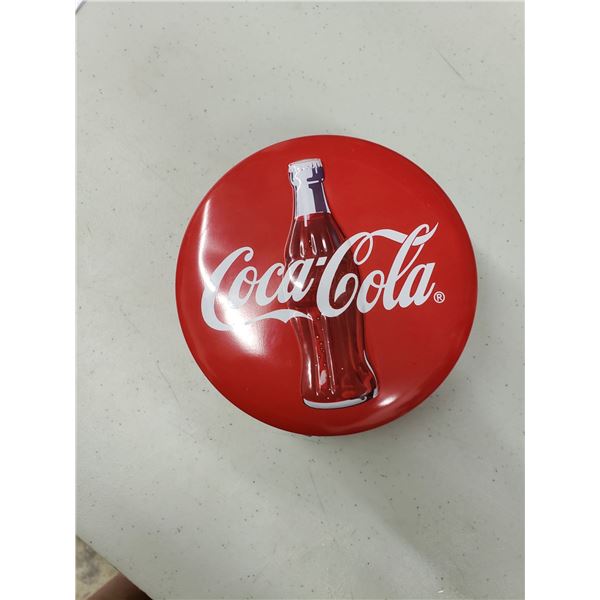 COCA COLA TIN WITH NOTE PADS