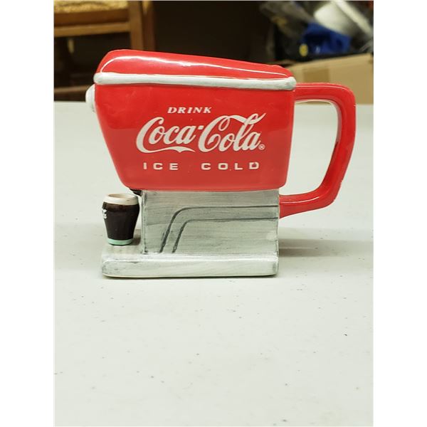 SMALL AEROMIC COCA COLA DISPENSER GLASS