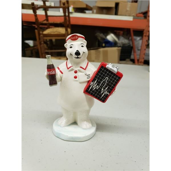 CERAMIC COCA COLA POLAR BEAR DOCTOR DÉCOR