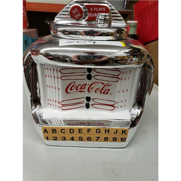 COCA COLA JUKE BOX COOKIE JAR