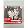 Image 1 : COCA COLA PEARLESCENT PORCELIAN ORNAMENT COLLECTION