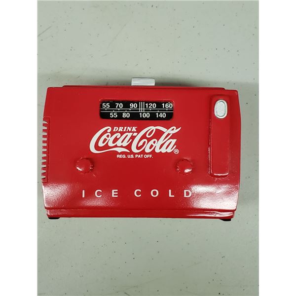 COCA COLA COOLER COIN COLLECTOR