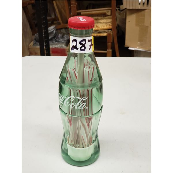 COCA COLA BOTTLE STRAW HOLDER