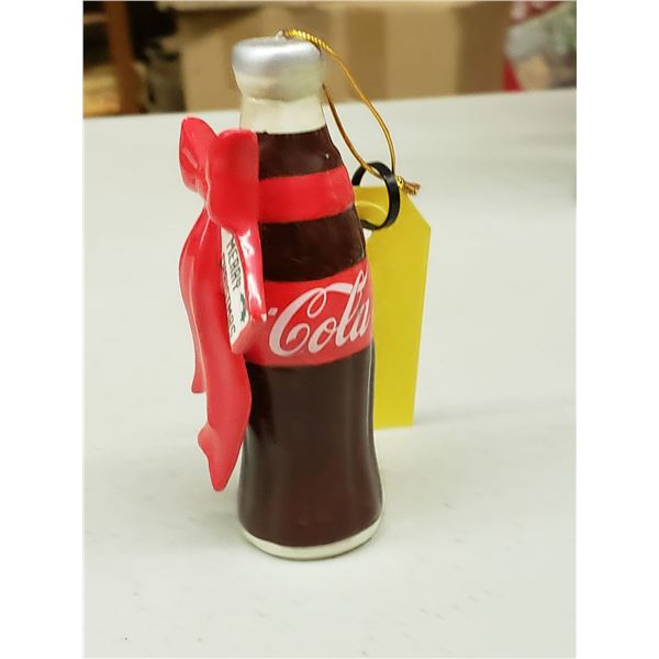 COCA COLA BOTTLE GIFT ORNAMENT