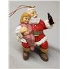 Image 1 : SANTA DRINKING COCA COLA ORNAMENT