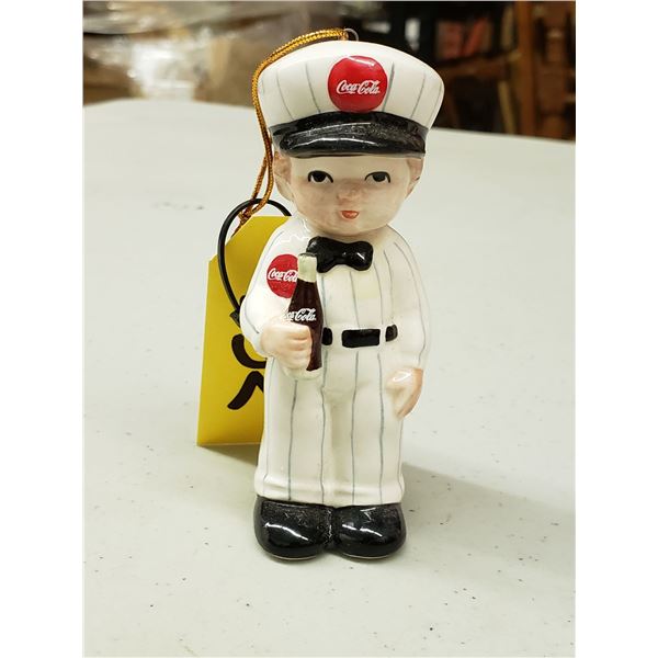 COCA COLA MILK MAN ORNAMENT