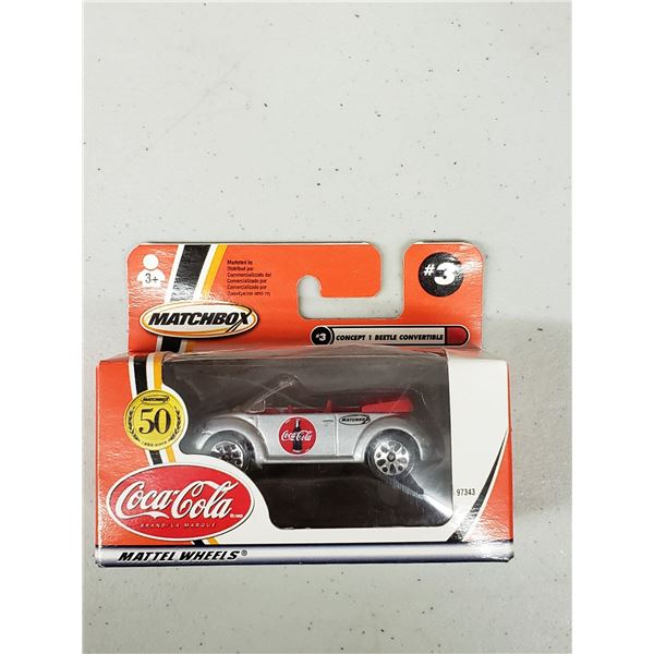 MATCHBOX COCA COLA CONCEPT BEETLE CONVERTIBLE