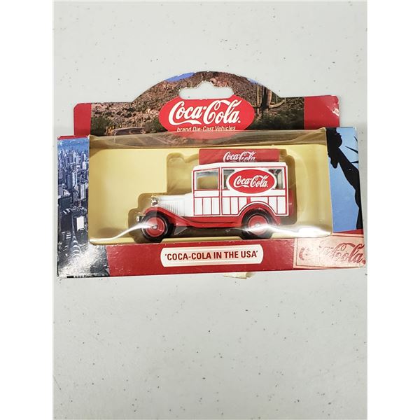 COCA COLA DIE CAST COCA COLA IN THE USA MODEL A WOODY WAGON