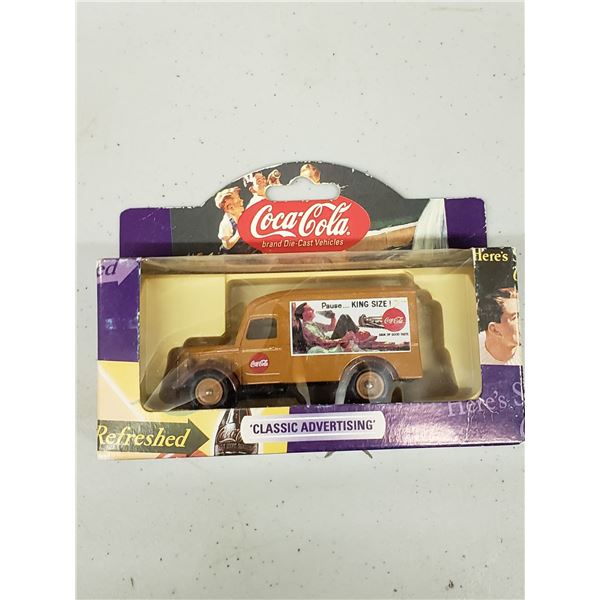 COCA COLA DIE CAST CLASSIC ADVERTISING 1950 BEDFORD DELIVERY VAN