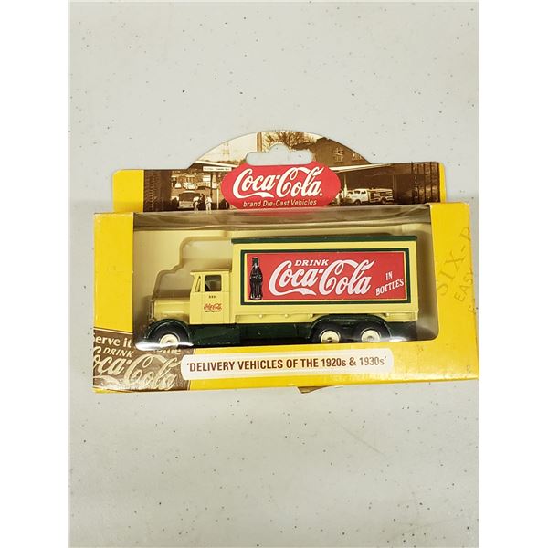 COCA COLA DIE CAST DELIVERY VEHICLES OF THE 1920'S AND 30'S. 1937 SCAMMELL 6 WHEELER