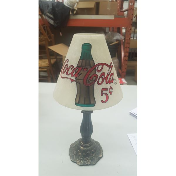 COCA COLA LAMP STAND FOR CANDLES