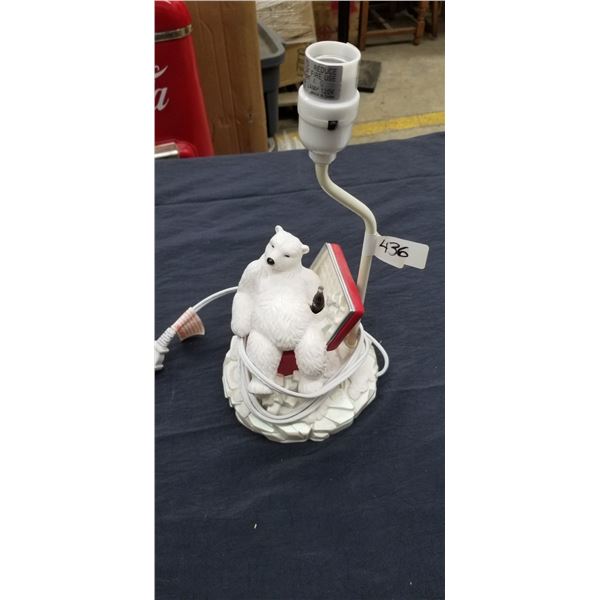 POLAR BEAR COCA COLA LAMP