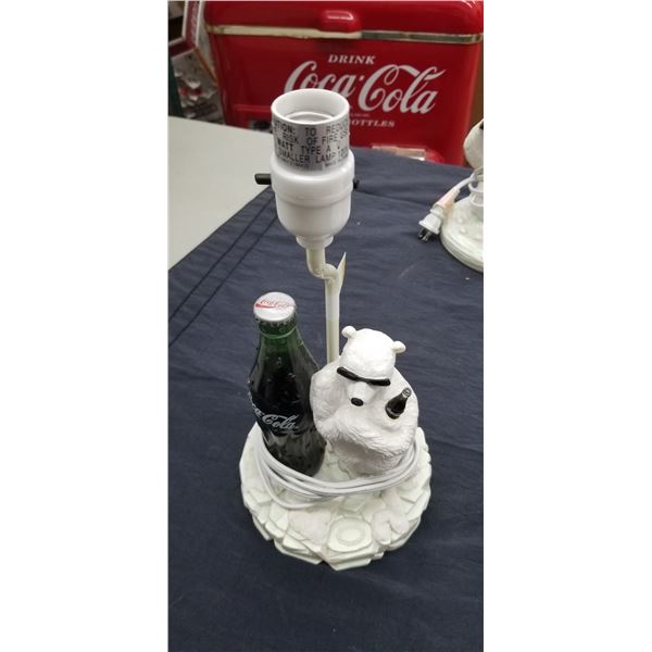 POLAR BEAR COCA COLA LAMP
