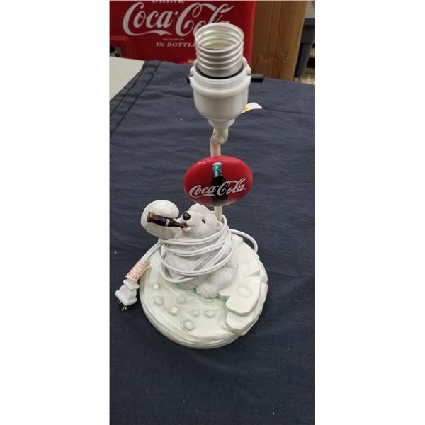 POLAR BEAR COCA COLA LAMP