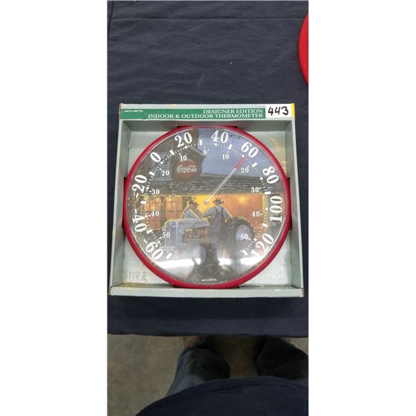 COCA COLA DESIGNER EDITION INDOOR / OUTDOOR THERMOMETER