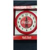 Image 2 : COCA COLA WALL CLOCK 8.5" DIAMETER