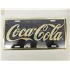 Image 1 : COCA COLA BLANK AND GOLD LICENSE PLATE
