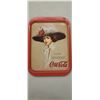 Image 1 : HAMILTON KING 1909 GIRL COCA COLA TRAY ISSUED 1971