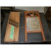 Image 1 : Old Wash Board & Cabbage Slicer