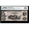 Image 1 : 1856 $5 Dalton GA Planters and Mechanics PMG 53