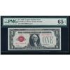 Image 1 : 1928 $1 Legal Tender Note PMG 65EPQ