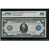Image 1 : 1914 $10 New York FRN PMG 66EPQ