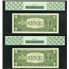 Image 2 : 1957 $1 (2) Consecutive Silver Certificates PCGS 58PPQ