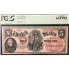 Image 1 : 1878 $5 Legal Tender Note PCGS 66PPQ