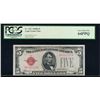 Image 1 : 1928B $5 Legal Tender Note PCGS 64PPQ