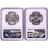 Image 2 : Lot of (2) 1958-D Franklin Half Dollar Coins NGC MS64FBL