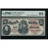 Image 1 : 1880 $5 Legal Tender Note PMG 64EPQ