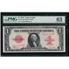 Image 1 : 1923 $1 Legal Tender Note PMG 63