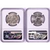 Image 2 : Lot of 1957-D & 1958-D Franklin Half Dollar Coins NGC MS64FBL