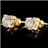 Image 2 : 14K Gold 0.48ctw Diamond Earrings