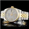 Image 2 : Rolex YG/SS 36MM DateJust Diamond Wristwatch