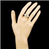 Image 4 : 14K Gold 8.01ct Aquamarine & 0.61ctw Diamond Ring