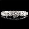 Image 2 : 14K Gold 0.56ctw Diamond Bracelet