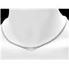 Image 2 : 18k White Gold 8.00ct Diamond Necklace