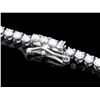 Image 4 : 18k White Gold 12.00ct Diamond Necklace