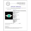 Image 5 : 18K Gold 1.10ct Emerald & 1.24ctw Diamond Ring