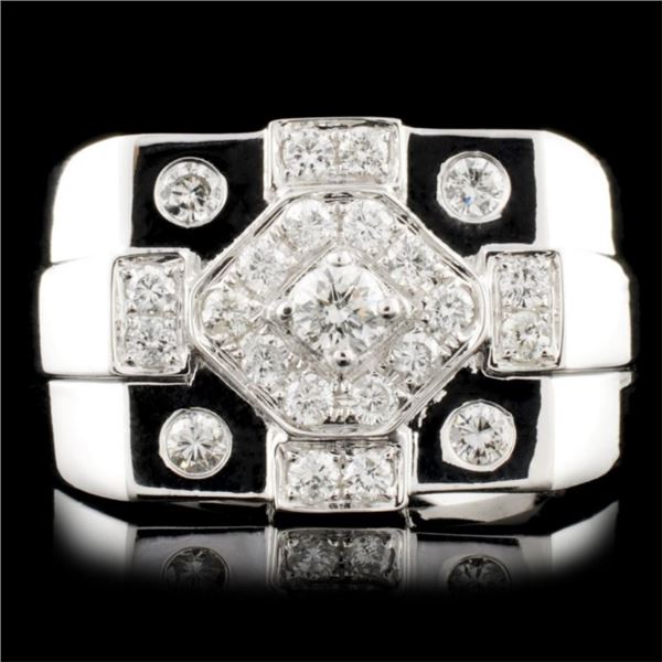 14K White Gold 2.60ctw Diamond Ring