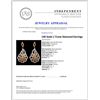 Image 3 : 14K Gold 1.71ctw Diamond Earrings