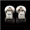Image 1 : 14K Gold 0.34ctw Diamond Earrings