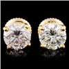 Image 1 : 14K Gold 1.68ctw Diamond Earrings