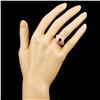Image 4 : 18K Gold 0.84ct Ruby & 0.60ctw Diamond Ring