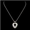 Image 2 : 14K Gold 0.64ctw Diamond Pendant