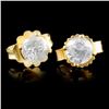 Image 1 : 14K Gold 0.36ctw Diamond Earrings