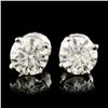 Image 1 : 14K Gold 1.42ctw Diamond Earrings