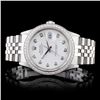 Image 1 : Rolex SS DateJust Diamond 36mm Wristwatch